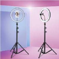 RGB Ring Light & Tripod - Height 7' Feet Adjustable