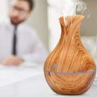 Ultrasonic AROMA Humidifier - Wood POT