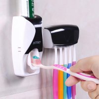 Toothbrush Holder Toothpaste Dispenser