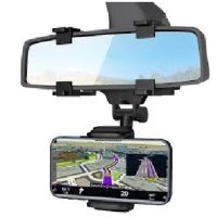 Universal Car Phone Holder Rear view Mirror Mount